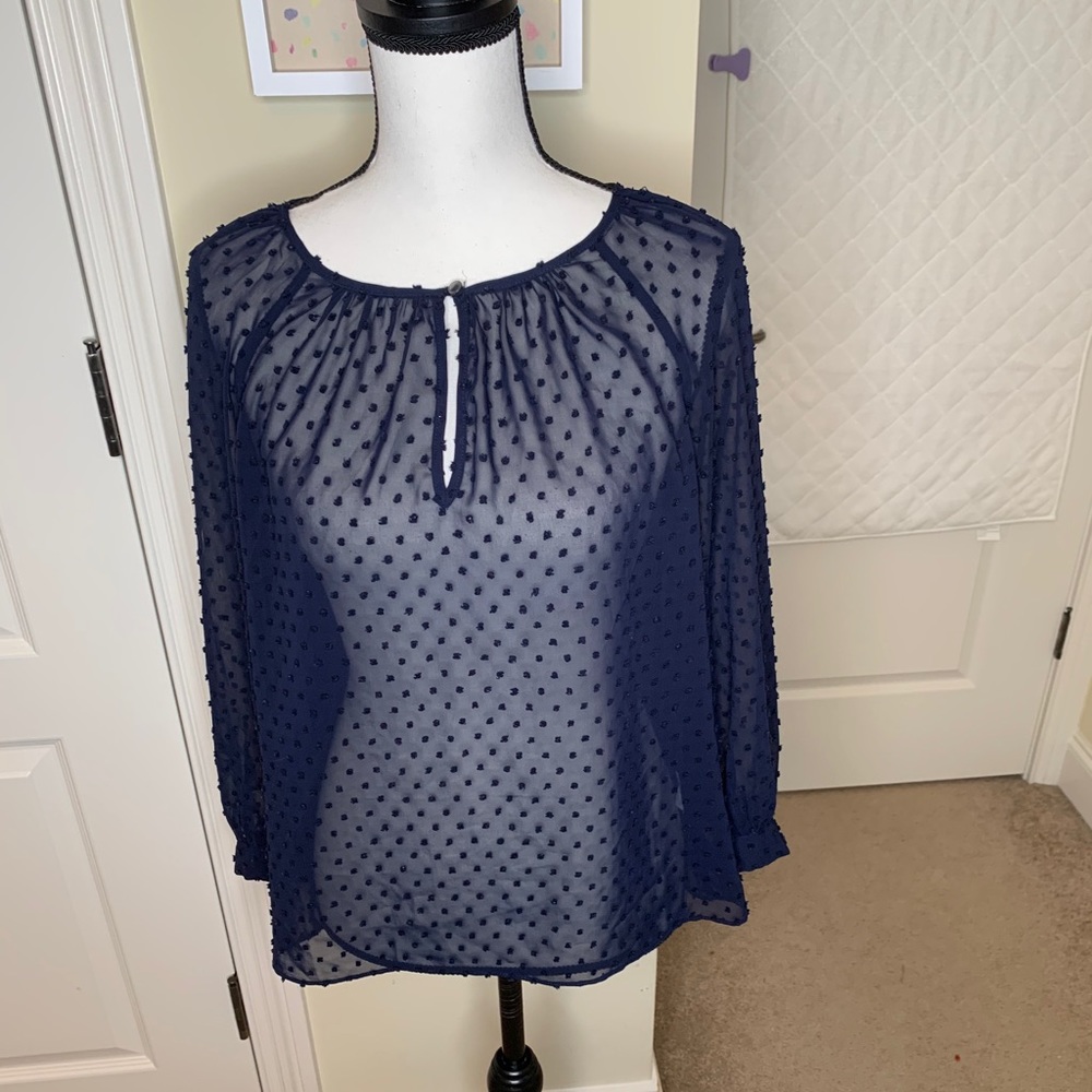 J.crew women’s top navy blue size xs